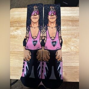 WWE EXTREMELY LIGHTLY USED ROCK EM SOCKS l/xl